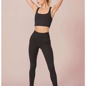 Girlfriend Collective Compressive Black Pocket Leggings